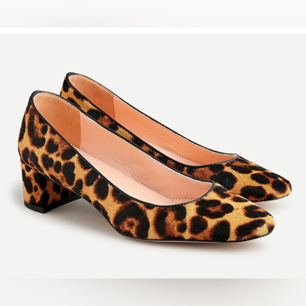 J. Crew Leopard Print Heels